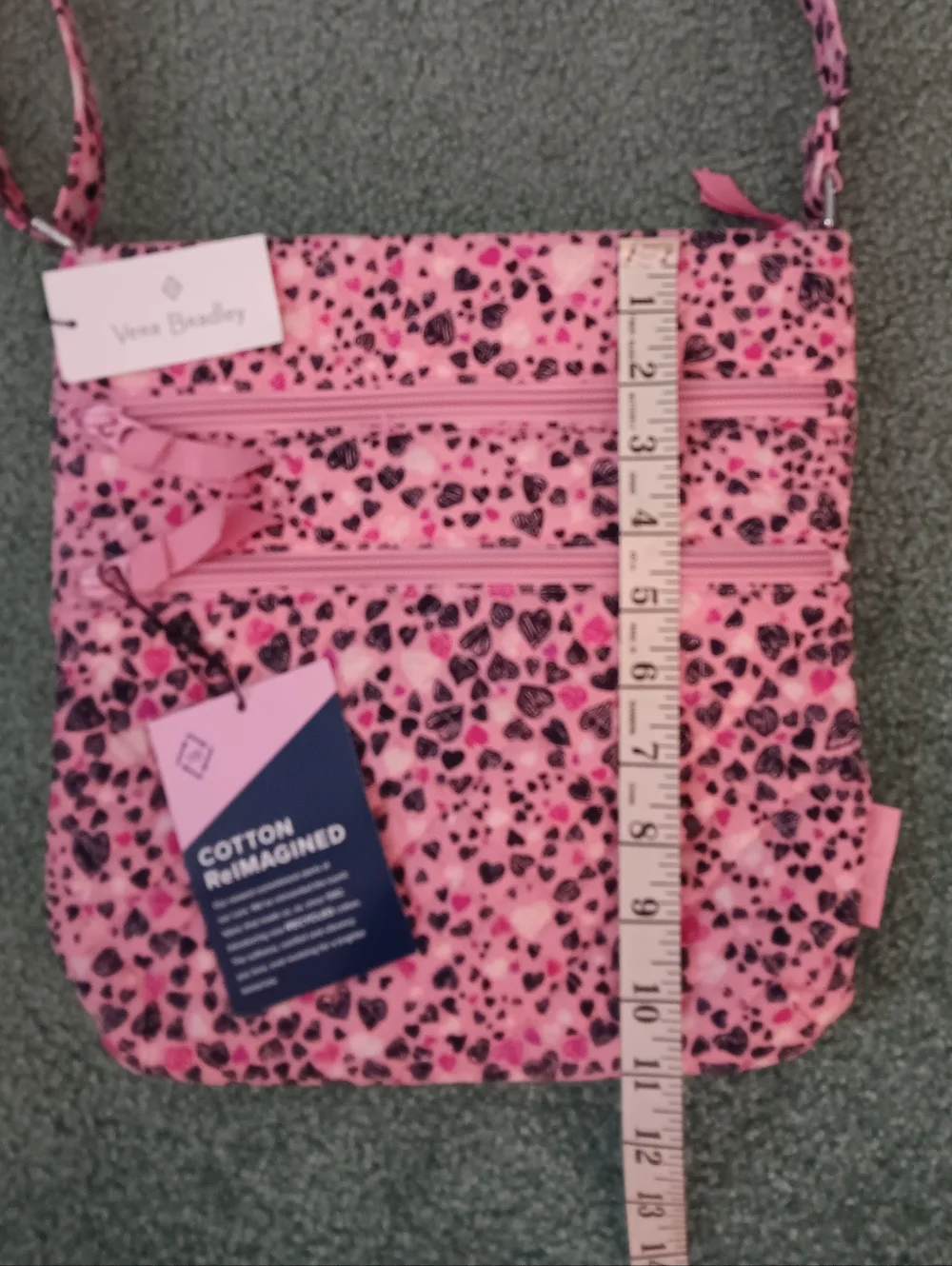 New Vera Bradley Triple Zip Hipster Crossbody - Picture 9 of 16